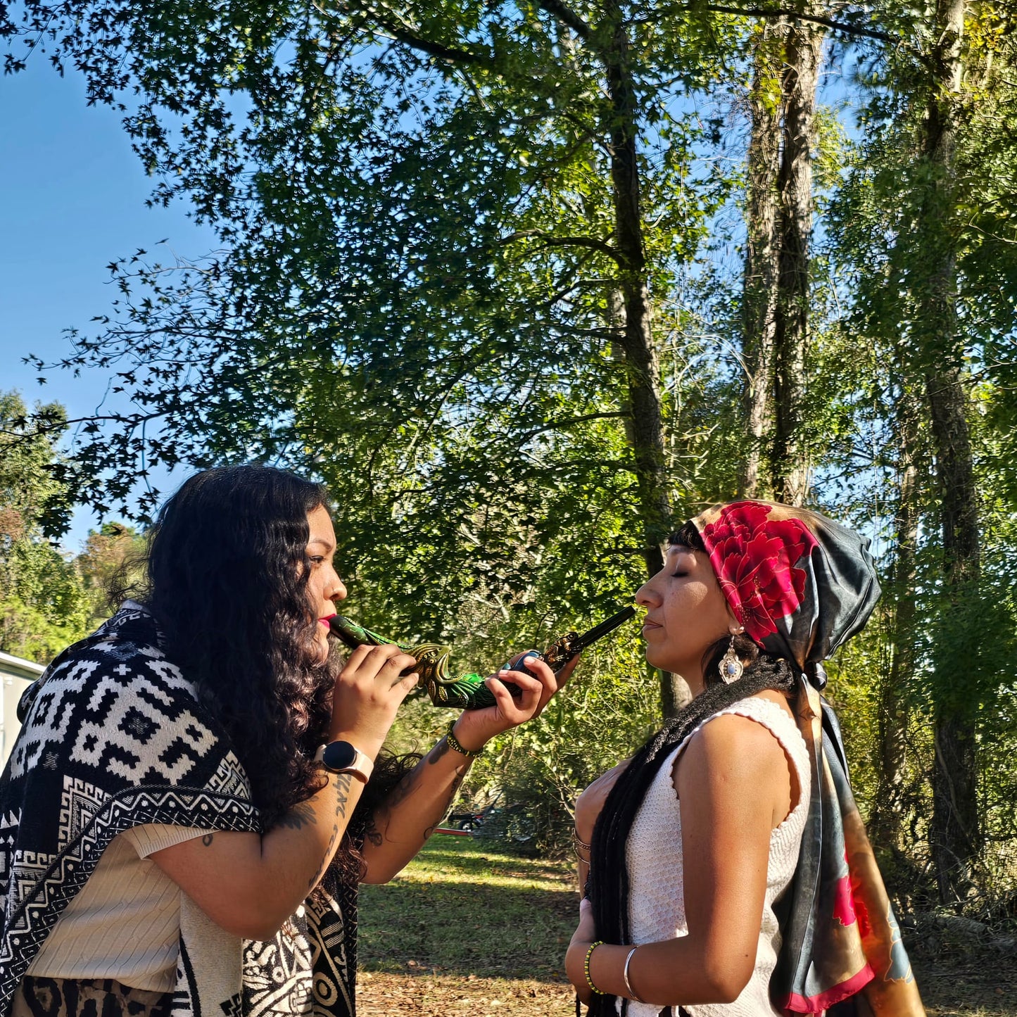 Sentada de oración de Hapé/Rapé